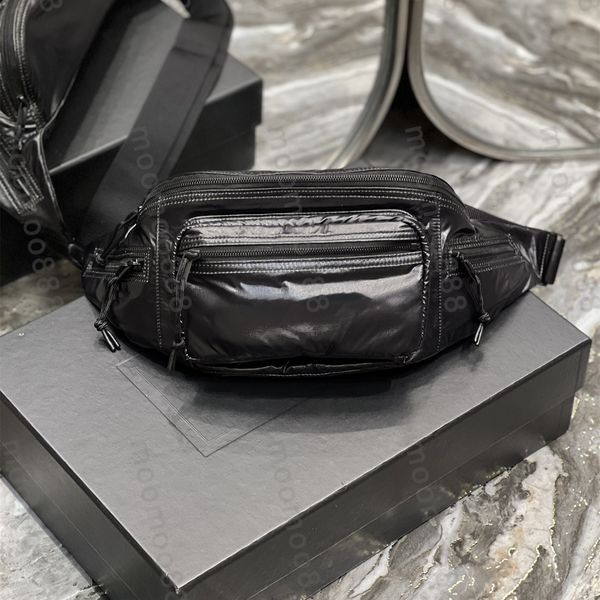 

10a tier mirror quality nylon belt bag hobo small 24cm mens chest waist bags womens handbag luxury designers black purse classic shoulder bo