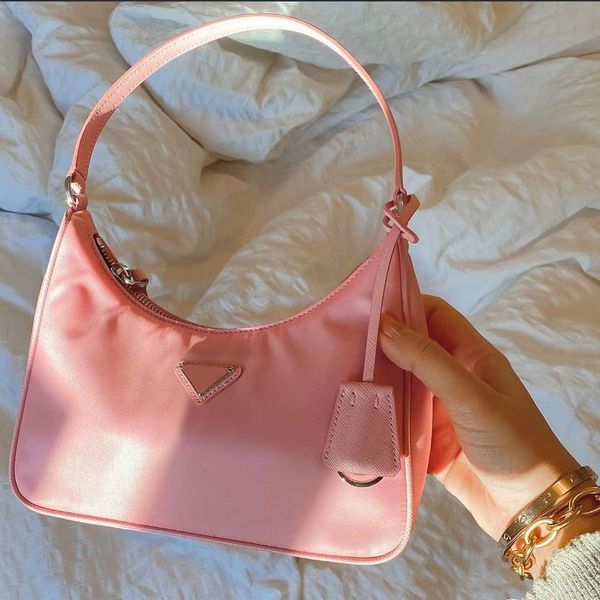 

7a quality re-edition 2000 satchel bag classic luxury nylon womens mens handbag designer purses triple crossbody with key ring tote cleo sho