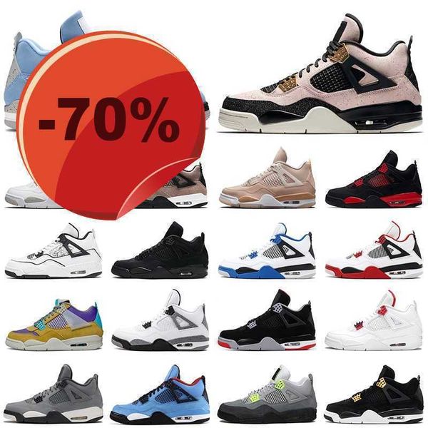 

jumpman 4 4s men basketball shoes university blue taupe haze white oreo black cat diy shimmer fear pack mens women trainers outdoor sports