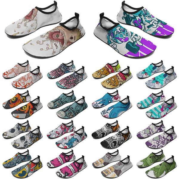 

custom shoes water shoe customized sneakers men women blue red green grey classic custom comfortable low platform sneaker color193