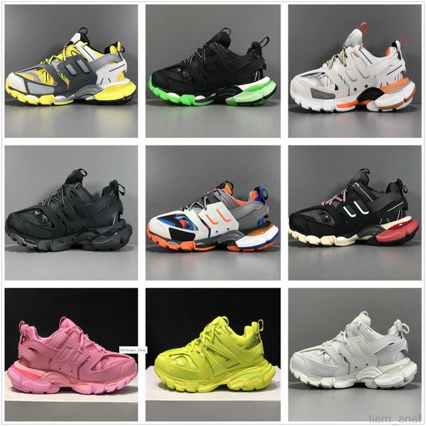 

2022 casual shoes track 3.0 2 runners shoes men women paris yellow pink black sport casual shoe trainers sneakers balencaigasize 36-45