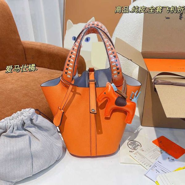 

designer original bucket classic picotin basket bags lock 2023 cowhide leather women s h handbag one shoulder cross handbagcvn j94b outlet