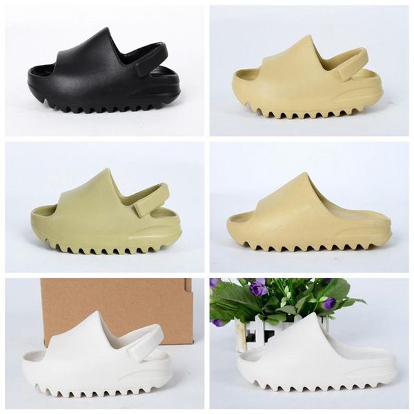 

2022 popular infant slides big baby slide summer solid slipper kids shoes clog sandal acoustic eva black grey slippers boys girls 360m