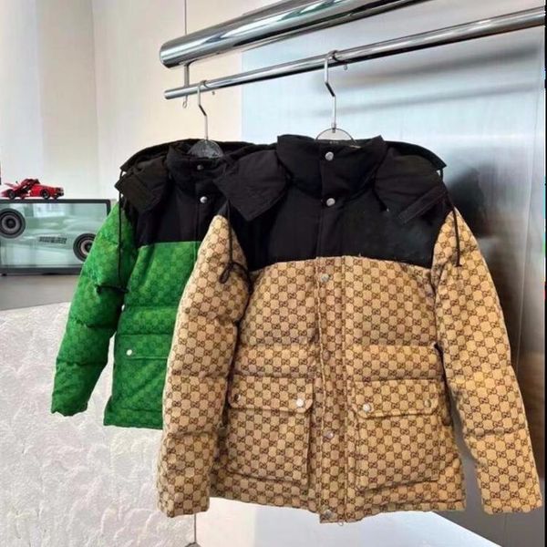 

the men's down casual fashion mens women's downs cotton jackets parkas coat brand designer jacket m-4xl, Black