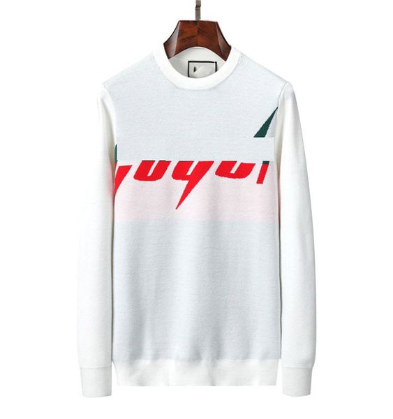 

european and american luxury designer sweaters mens with womens autumn winter long sleeve sweater knitted sweatshirts #l6, White;black
