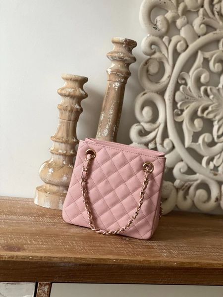 

new fall winter bucket bag tote luxury bags designer women handbag chain single shoulder bag caviar leather casual crossbody purse