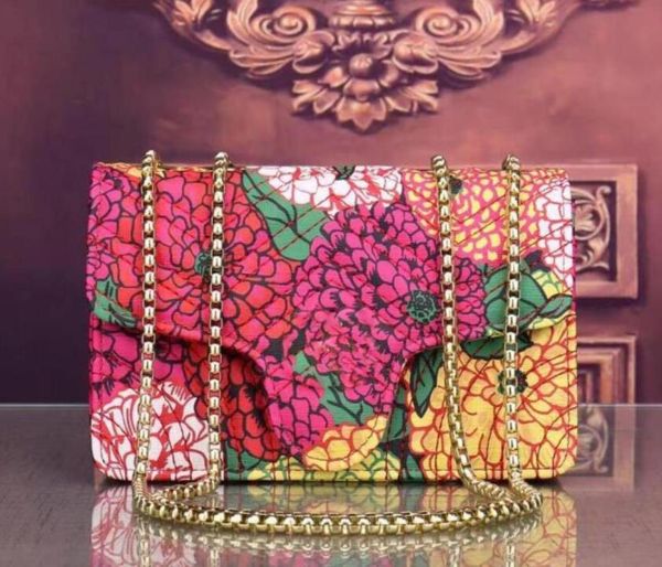 

2021 ladies small shoulder chain messenger bag fashion printing handbag8925774