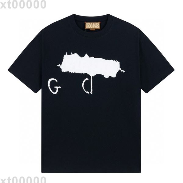 

23ss designer letter printed t shirts tee sweatshirt fashion high street short sleeves summer casual t-shirt breathable men women crew neck, Black;brown