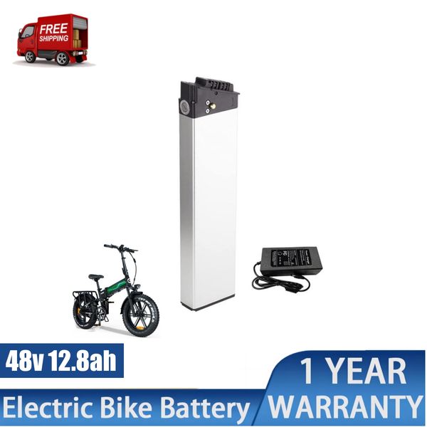 

engwe folding ebike battery replacement 48v 10.4ah 12.8ah 14ah for lankelesi samebike ebike batteries with 54.6v 2a charger 350w 500w 750w