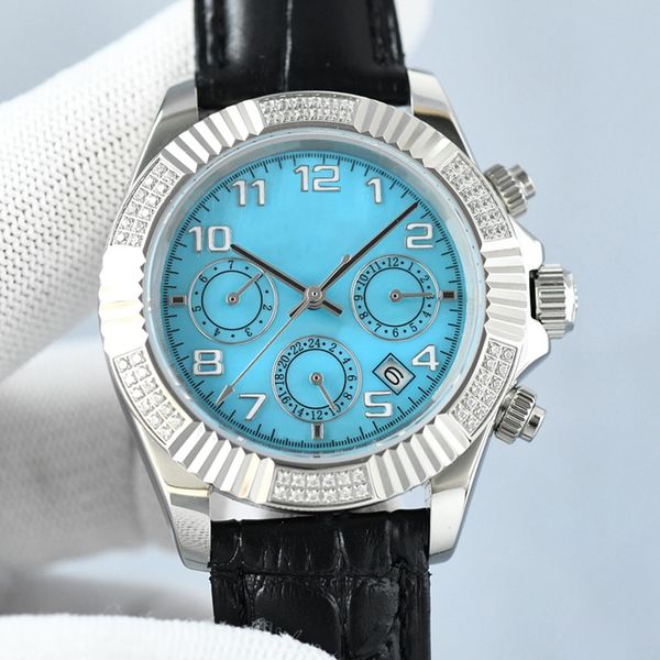 

watch automatic mechanical men diamond wristwatches classic business wristwatch stainless steel wristband montre de luxe bracelet needle cla, Slivery;brown
