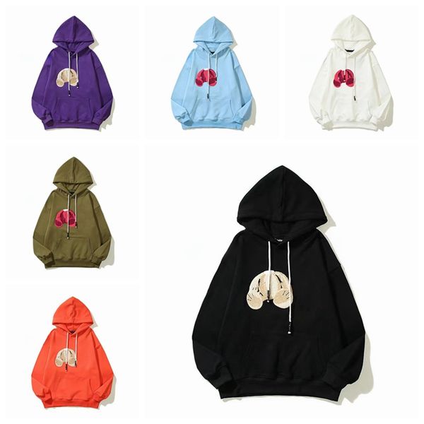 

mens designer hoodie bear embroidery letter sweatshirts black hoodies for men women stylist jacket 100% cotton hoody