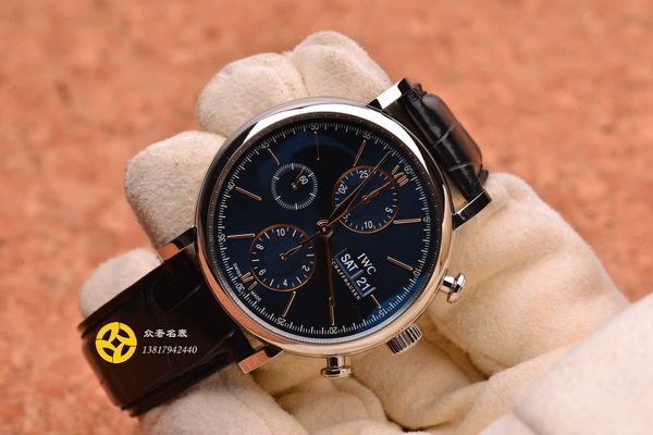 

iwc watch mechanical pilot wristwatch luxury 3ywr zhongshe brand new world wave f, Slivery;black
