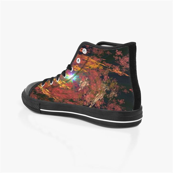 

custom shoes classic canvas high cut skateboard casual triple black accept customization uv printing low mens womens sports sneakers breatha