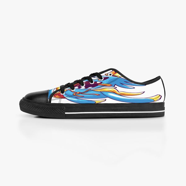 

men women diy custom shoes low canvas skateboard sneakers triple black customization uv printing sports sneakers dongwu 179-6