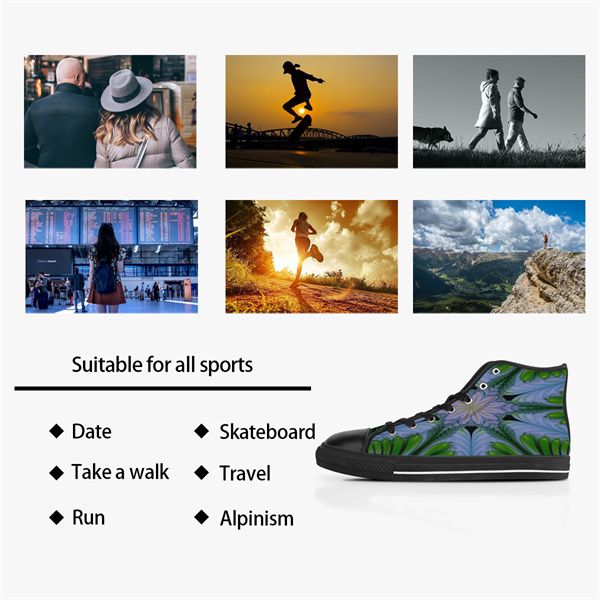 

custom shoes classic canvas high cut skateboard casual triple black accept customization uv printing low mens womens sports sneakers breatha