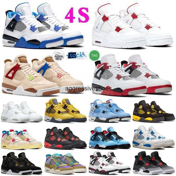 

mens 4 high og basketball shoes 4s university blue silver royal toe black metallic gold unc patent dark mochamen smoke grey women sneakers