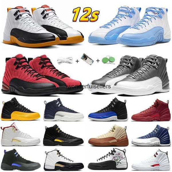 

jumpman 12 12s men basketball shoes muslin university blue playoffs high black taxi varsity red floral game royal reverse flu mens