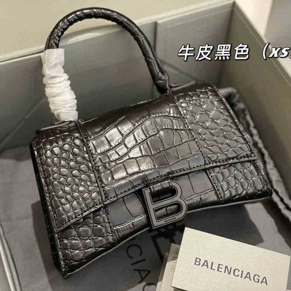 

designer luxury womens bag balencigas handbag b-shaped paris single shoulder messenger fashion square gift shoulder oblique span versatile h