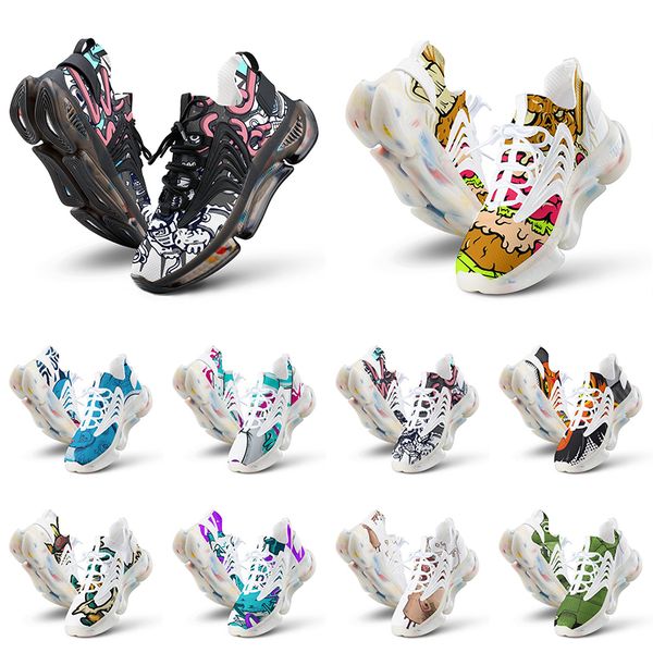 

shoes men design women running custom artoon animal diy word black white blue red mens trainer 0440509 s480 s