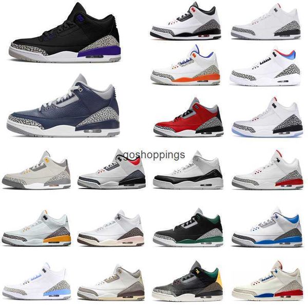 

classic basketball shoes 3 3s mens sneakers women trainers hundred hollowed laser orange medium grey eur 40-47