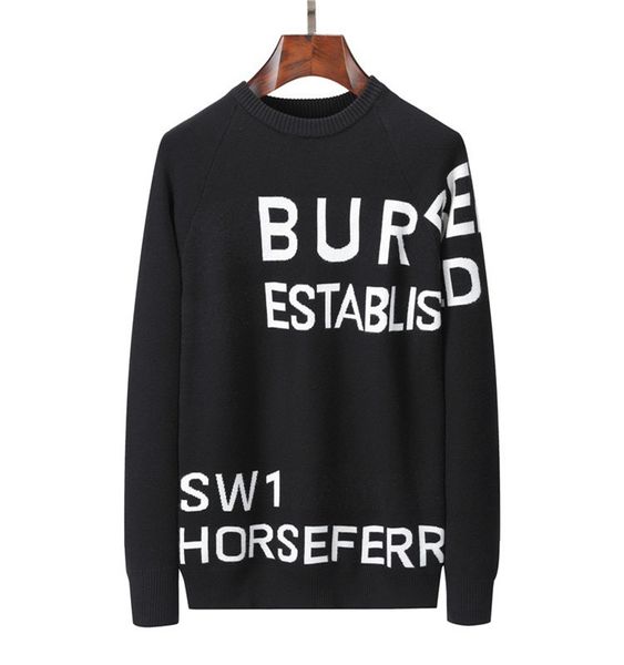

european and american luxury designer sweaters mens with womens autumn winter long sleeve sweater knitted sweatshirts #l4, White;black