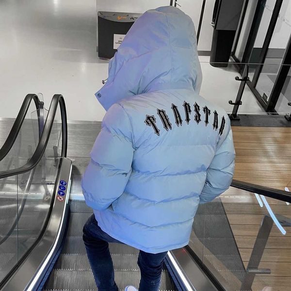 

trapstar coats mens puffer jacket women outerwear down parkas fashion designer coat quality streetwear couples dress sportwear high street, Black