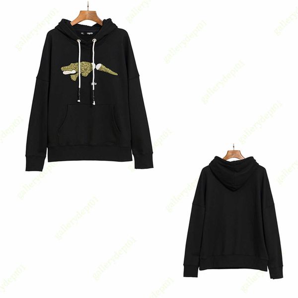 

2022 designer hoodies mens hoodie tech fleeces angel women sweatshirts shark break body print sweaters hoody oversized pullover angel, Black