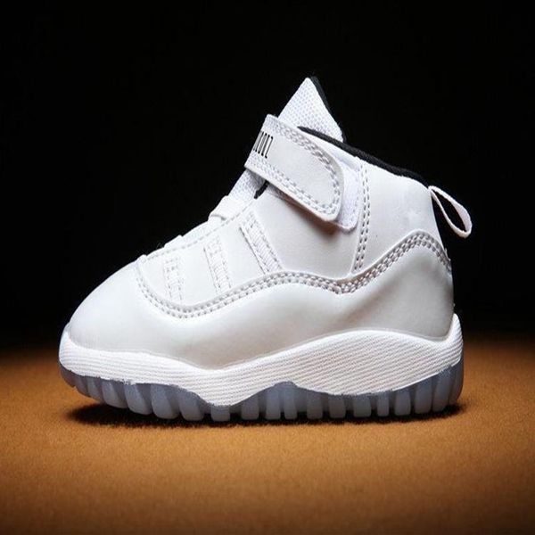 

lovely kid 11 xi space jam shoes little baby boys girls toddlers 11s gamma concord bred walkers sneaker size 6c-10c279l, Black