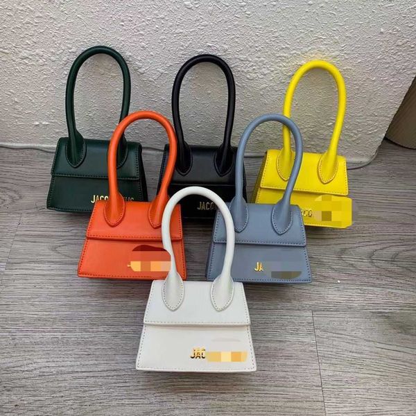 

handbags luxury jacquemu mini cute women's 2022 versatile niche messenger plain simple small square