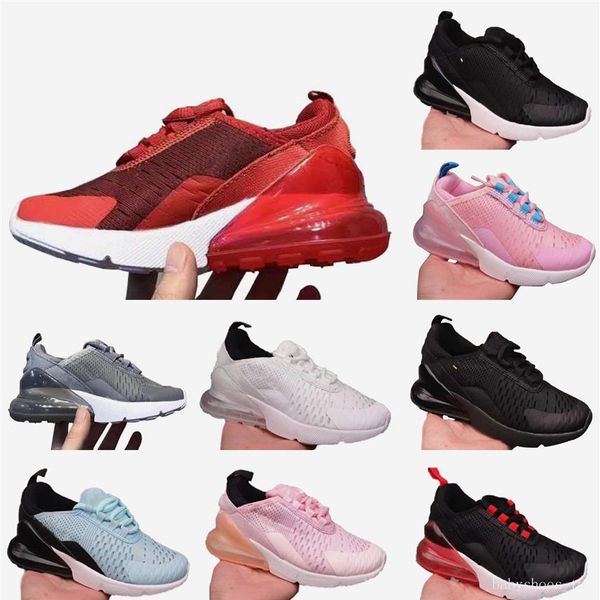 

2021 rainbow kids shoes for boys girls baby children white blue grey casual sneakers size 22-35234t, Black