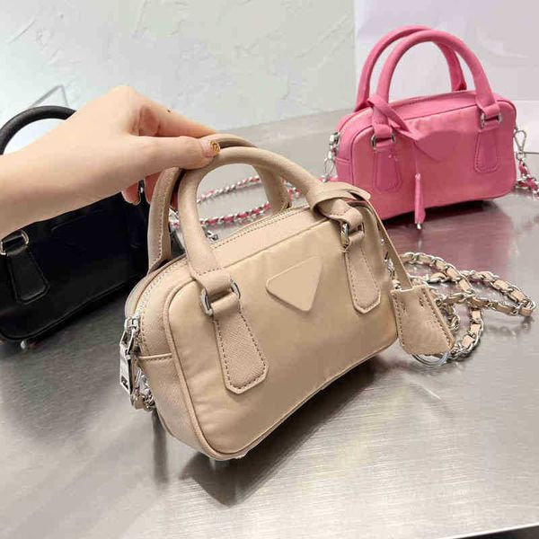 

new evening bags shoulder prabag tote designer handle women pillow boston crossbody purse handbag canvas wallets 220920