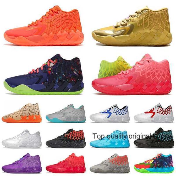 

2022 mb.01 men basketball shoes for sale rick and morty buzz city black blast queen citys rock ridge red not from here lamelo