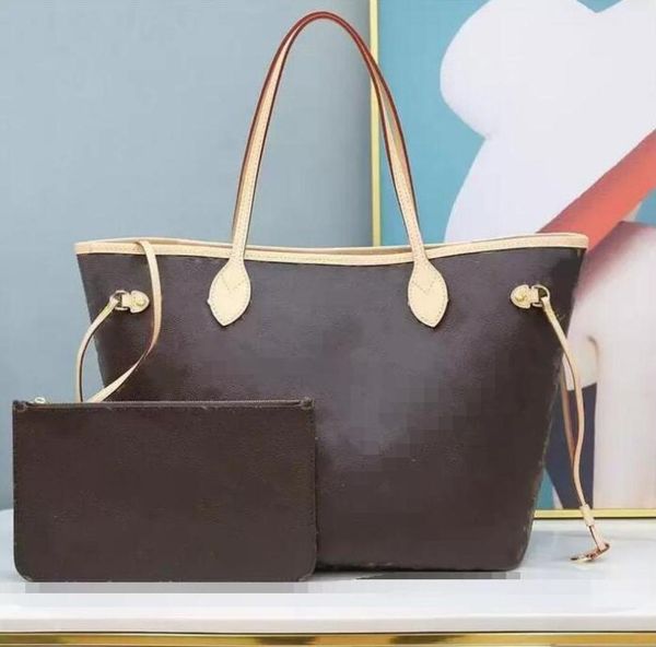 

2022 designers leather bags womens handbags crossbody lady shoulder bag shopping tote coin purse 2 pcsset m456855508143, Red;black
