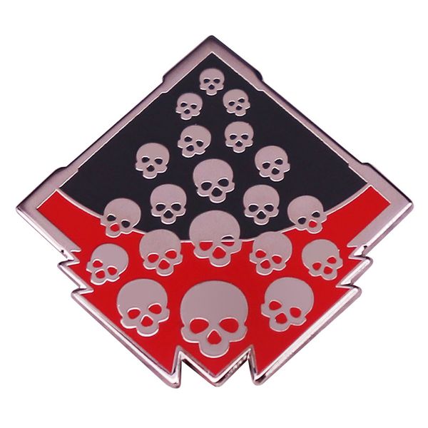 

hero game brooch skull badge metal accessory gift cute funny stuff, Blue
