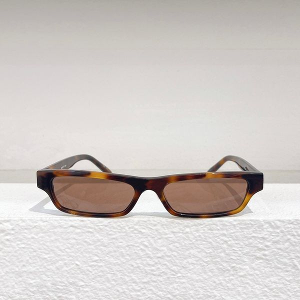 

havana brown square-frame acetate sunglasses sunglass 0075 women men glasses sunnies shades uv400 eyewear with box, White;black