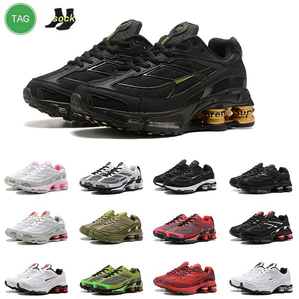 

wholesale 2023 mens trainers shoxes rides running shoes tl triple black white pink gold medium olive speed red grey fog womens designer walk