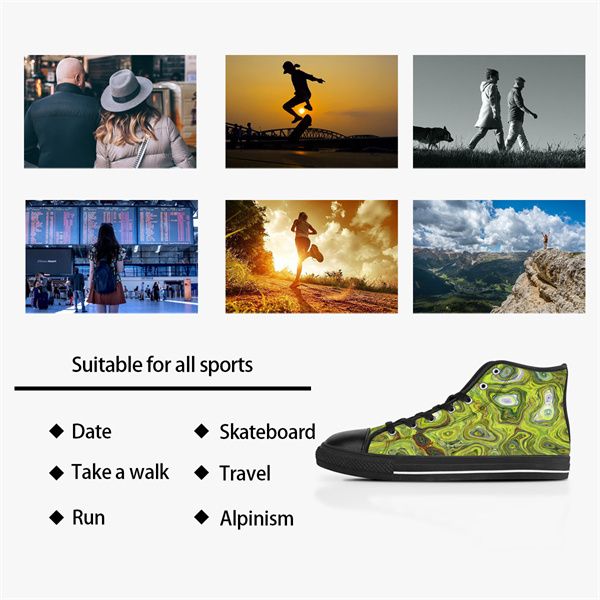 

men women diy custom shoes low canvas skateboard sneakers triple black customization uv printing sports sneakers 505