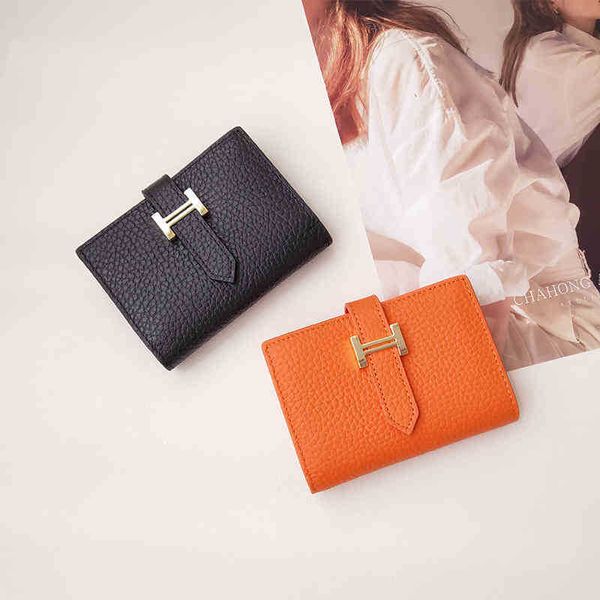 

purses layer cowhide small card bag female antimagnetic multi position light luxury leather mini 10 certificate