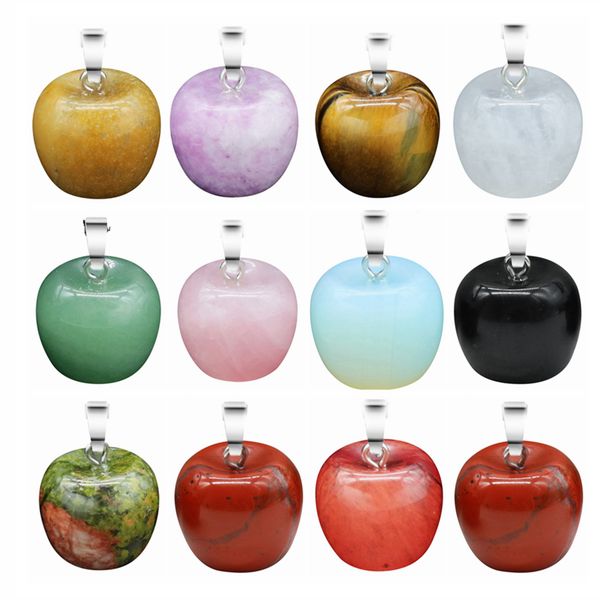 

wholesale green aventurine crystals healing stones crystal stone apple for christmas decoration, Silver