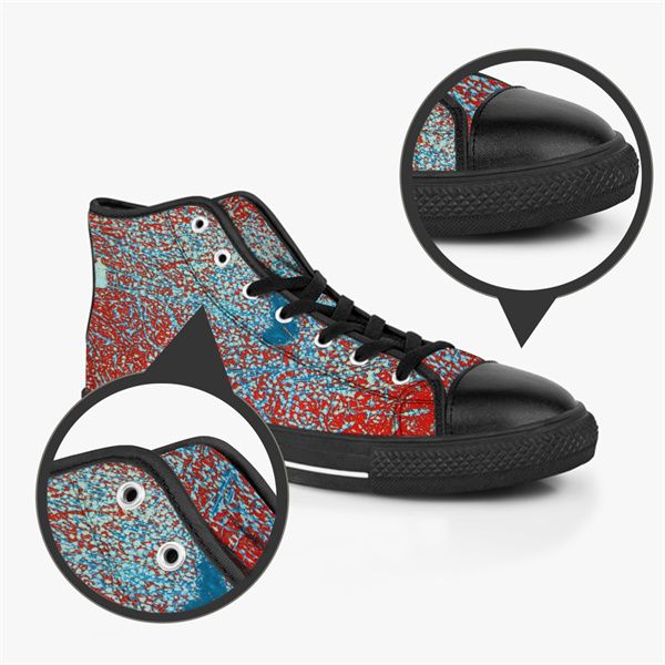 

canvas men shoes casual sneakers custom women fashion black white orange mid cut breathable fashion outdoor walking color29997196889