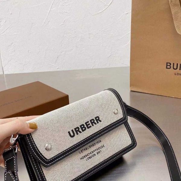 

22 new letter canvas collage postman bag tofu bag one shoulder crossbody handbag women's bag
