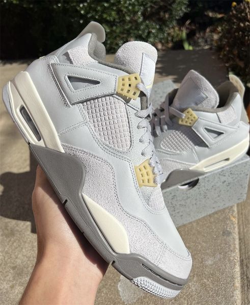 

shoes 4 se craft pn dust retro dv3742-021 4s sports sneakers pale vanilla original