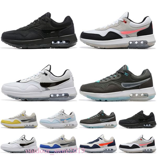 

men women running shoes sneaker fashion grey fog triple black white aura sport blue grey orange mens outdoor trainers sports sneakers