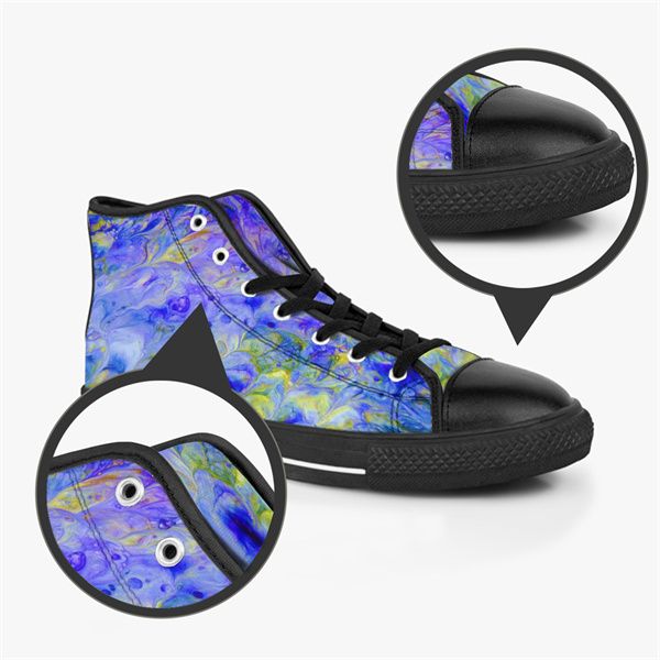 

canvas casual custom men shoessneakers shoes women fashion black white orange mid cut breathable fashion outdoor walking color59771884
