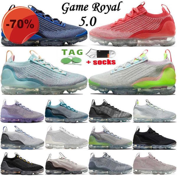 

2022 cushion knit 5.0 fly 5s game royal mens running shoes designer og fk magic ember light dew grey volt light arctic pink, Black