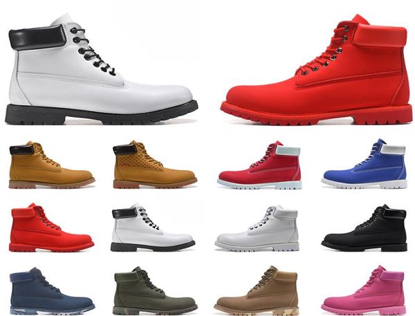 

designer boots men women tbl boot luxury leather shoes ankle martin shoe for cowboy yellow red blue black pink hiking working trai8784858