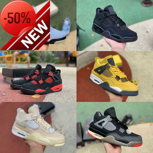 

basketball shoes university blue 4 4s mens cream sail white oreo black cement cat jordn bred ow red thunder taupe haze what the