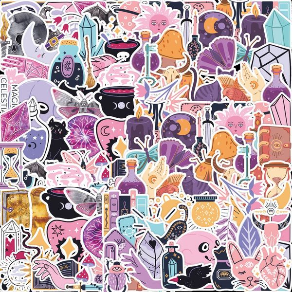 

pack of 100pcs cartoon graffiti stickers love stickers no-duplicate waterproof vinyl for skateboard luggage lapnotebook helmet water bottle