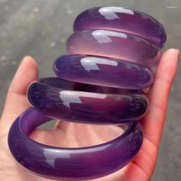 

bangle certified jade bangles purple grade a jadeite myanmar jades stone bracelet women fine jewelry for girlfriend mom gifts, Black