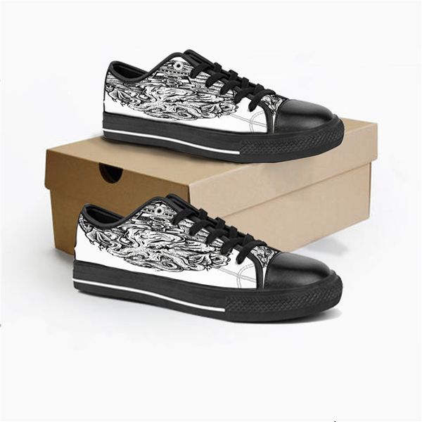 

low men diy women shoes custom canvas skateboard sneakers triple black customization uv printing sports sneakers kele335 ization786 ization7
